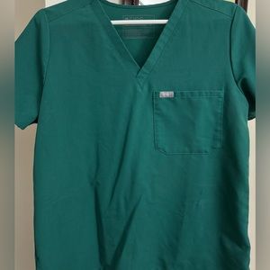 Hunter Green Catarina™ - One-Pocket Scrub Top - medium